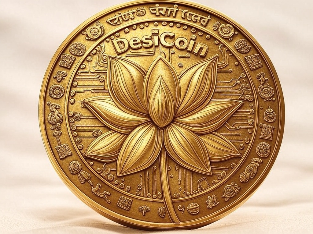 DesiCoin Lotus Logo